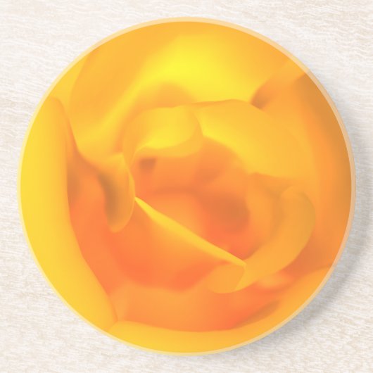 Kindled Rose Coaster Zandsteen Onderzetter (Voorkant)