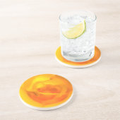 Kindled Rose Coaster Zandsteen Onderzetter (Zijkant)