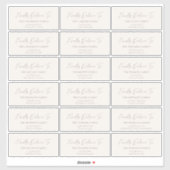 Kindly Deliver To Guest address stickers (Vel)