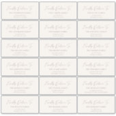 Kindly Deliver To Guest address stickers (Voorkant)