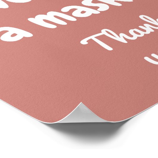 Kindly Draag een Poster van het Roos van de Kaneel (Hoek)