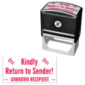 "Kindly Return to Sender!" Rubber Stempel (In situ)