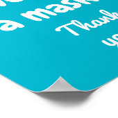 Kindly Wear a Mask Poster (Hoek)