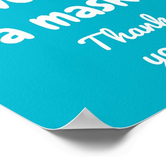 Kindly Wear a Mask Poster (Hoek)