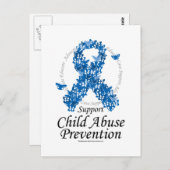 Kindmisbruik Koolstof Butterflies Briefkaart (Voorkant / Achterkant)