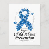 Kindmisbruik Koolstof Butterflies Briefkaart (Voorkant)