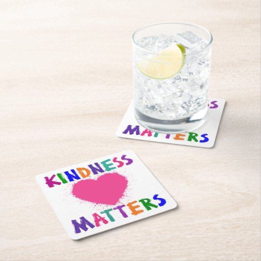 KINDNESS-AANGELEGENHEDEN KARTONNEN ONDERZETTERS (Insitu)