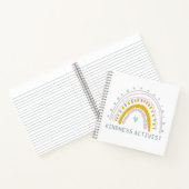 Kindness Activist Antibullying Quote and Rainbow Notitieboek (Binnen)