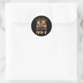 Kindness Autism Awareness Month ASL Ronde Sticker (Tas)