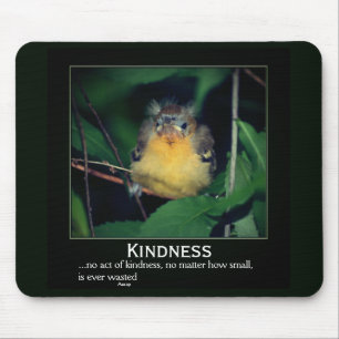Kindness Baby Oriole Inspirerend Muismat