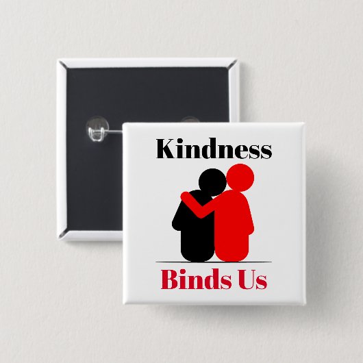 Kindness bindt ons Button (Voorkant /achterkant)
