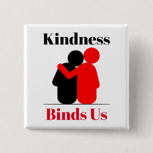 Kindness bindt ons Button