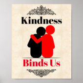 Kindness bindt ons Poster (Voorkant)