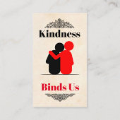 Kindness bindt ons Visitekaartje (Achterkant)