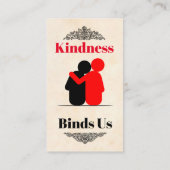 Kindness bindt ons Visitekaartje (Achterkant)