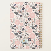 Kindness botanische bloemen roze kweken planner (Achterkant)