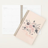 Kindness botanische bloemen roze kweken planner (Display)
