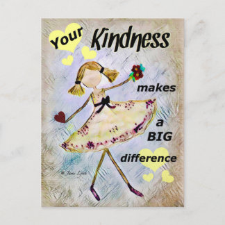 Kindness Briefkaarten aangepast ontwerp op maat