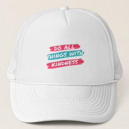 Kindness Brush Stroke Streetwear Tee - Modern Aest Trucker Pet