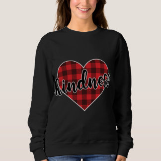 Kindness Buffalo Pset Heart Cozy Winter Kerstmis Trui