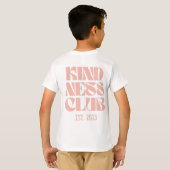 Kindness Club Kinder T-shirt (Achterkant volledig)