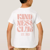Kindness Club Kinder T-shirt (Achterkant)