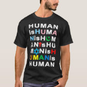 Kindness Coëxistente LGBTQ Trans-Moslim Jew H T-shirt (Voorkant)