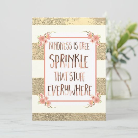 Kindness Confetti Card Bedankkaart (Staand voorkant)