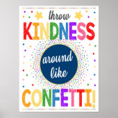Kindness Confetti Classroom Poster (Voorkant)