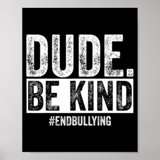 Kindness Day Unity Day Oranje Geen pesterijen Poster