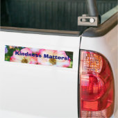 Kindness doet er toe! roos tuin bumpersticker (Op Truck)