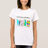 Kindness doet robots Women T-shirt (Voorkant)
