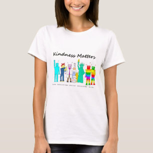 Kindness doet robots Women T-shirt
