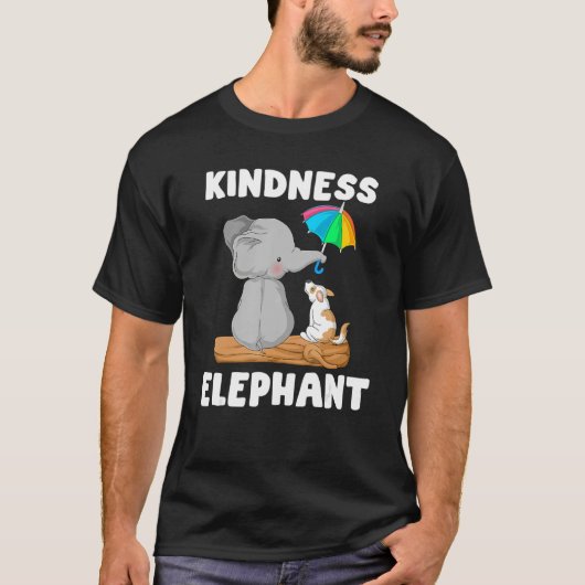 Kindness elephant Unity Day Orange Anti Bullying T-shirt (Voorkant)