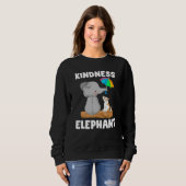 Kindness elephant Unity Day  Orange Anti Bullying Trui (Voorkant volledig)