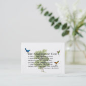 Kindness en Kingdom Whispers Visitekaartje (Staand voorkant)