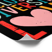 Kindness Equality Inclusion Diversity Love - Sped  Poster (Hoek)