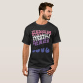 Kindness Equality Love Genderfluid 1 T-shirt (Voorkant volledig)
