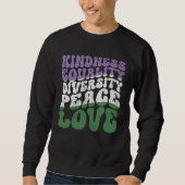 Kindness Equality Love Genderqueer Trui (Voorkant)