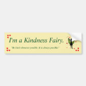 Kindness Fairy Bumpersticker (Voorkant)