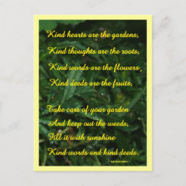 Kindness Garden Briefkaart