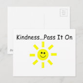 Kindness...geef het aan briefkaart (Voorkant / Achterkant)