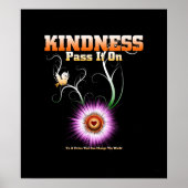 KINDNESS - geef het over archiefPoster over Poster (Voorkant)