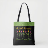 Kindness Grows Flowers Inspirerend Tote Bag (Voorkant)