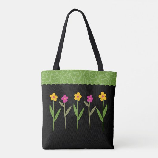 Kindness Grows Flowers Inspirerend Tote Bag (Achterkant)
