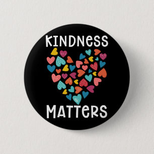Kindness Heart Equality in Kind Ronde Button 5,7 Cm