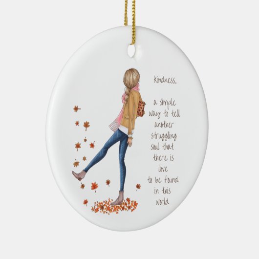 Kindness Holiday Ornament (Rechts)