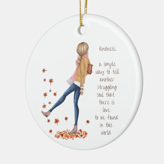 Kindness Holiday Ornament (Links)