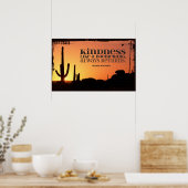 Kindness Inspirerend Poster afdrukken (Keuken)