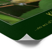 Kindness Inspirerend Quote Baby Oriole Poster (Hoek)